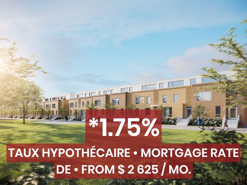 Univert - Taux hypothécaire fixe de 1,75% pendant 36 mois