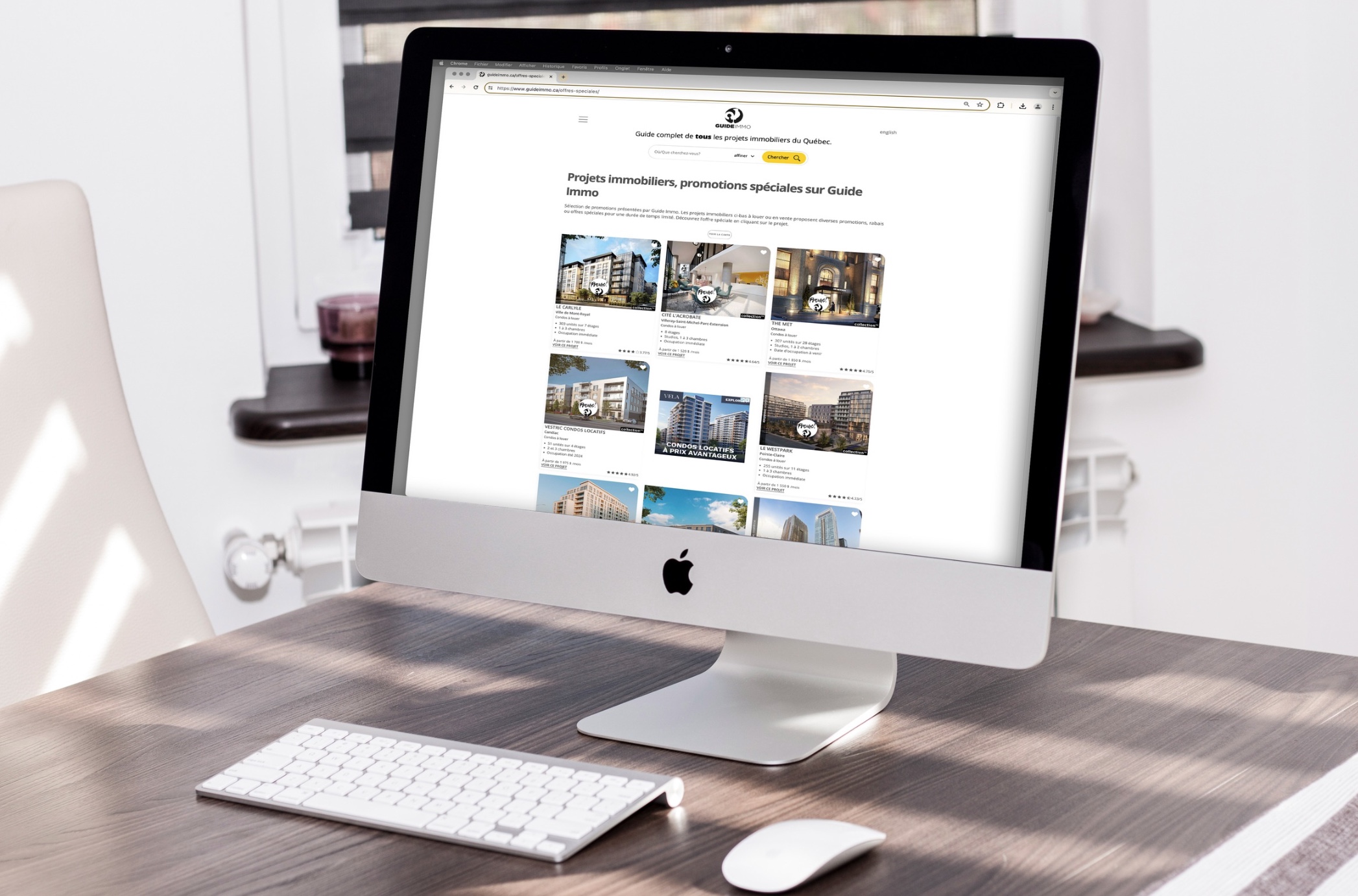 Guide Immo formulaire de contact